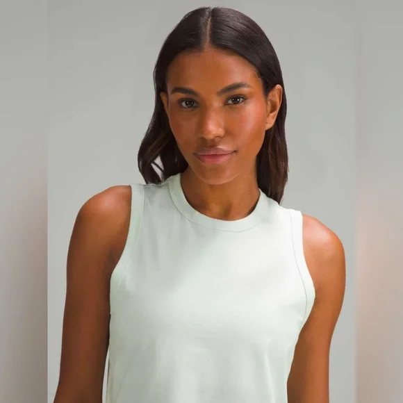 NWOT Lululemon Classic-Fit Cotton-Blend Tank Top
Kohlrabi Green - Picture 2 of 11